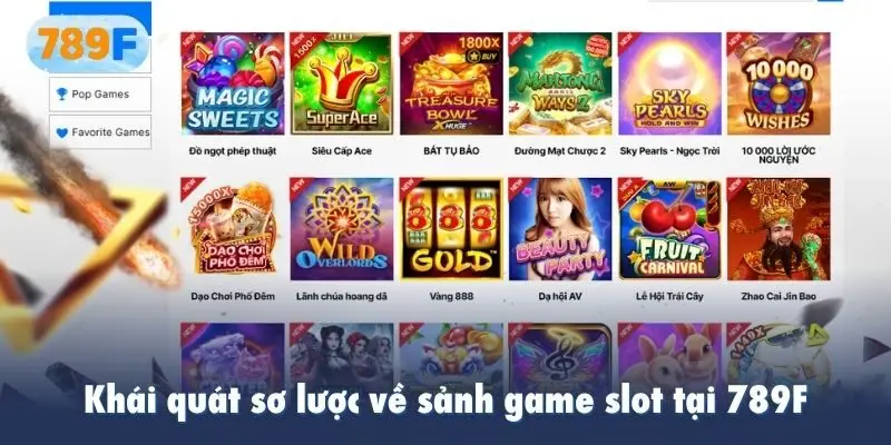 Khái quát sơ lược về sảnh game slot tại 789F